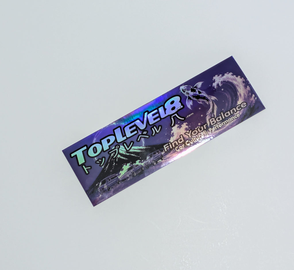 TopLevel8: Slap Sticker - Koi - Hologram