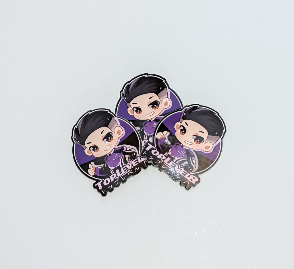 TopLevel8: Dude Sticker