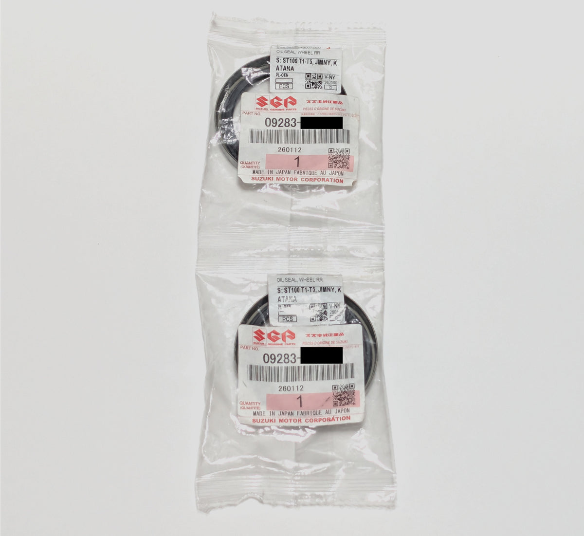 Suzuki Jimny JB23 - Rear Axle Seal / Pair